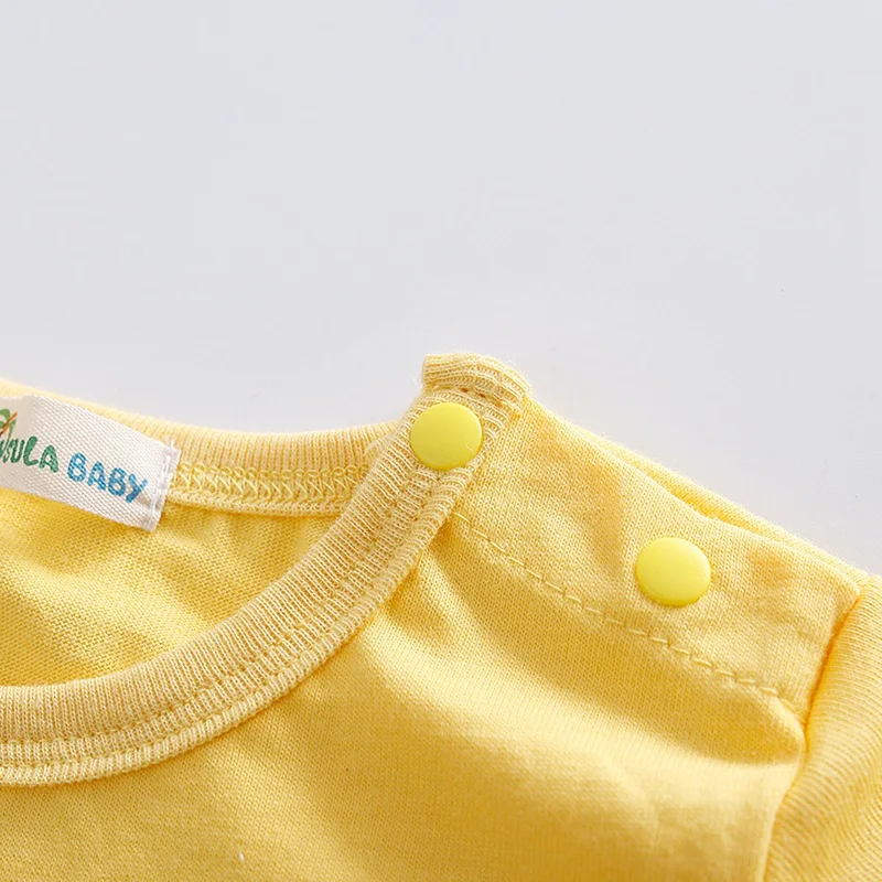 Детское Боди С коротким Рукавом 2017 Лето Детские Мальчики Девочки Улыбаются Лица