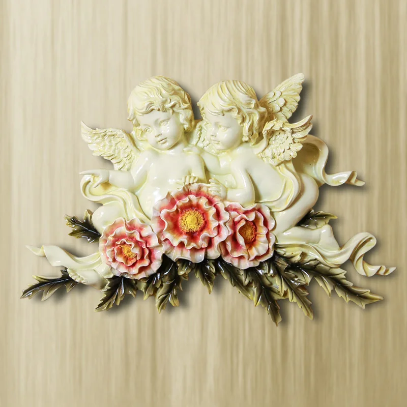 European angel Retro pastoral creative home ornaments wall decorations | Дом и сад