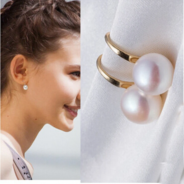 Корейский темперамент OL роскошное покрытие естественная фотография E2864|pearl stud