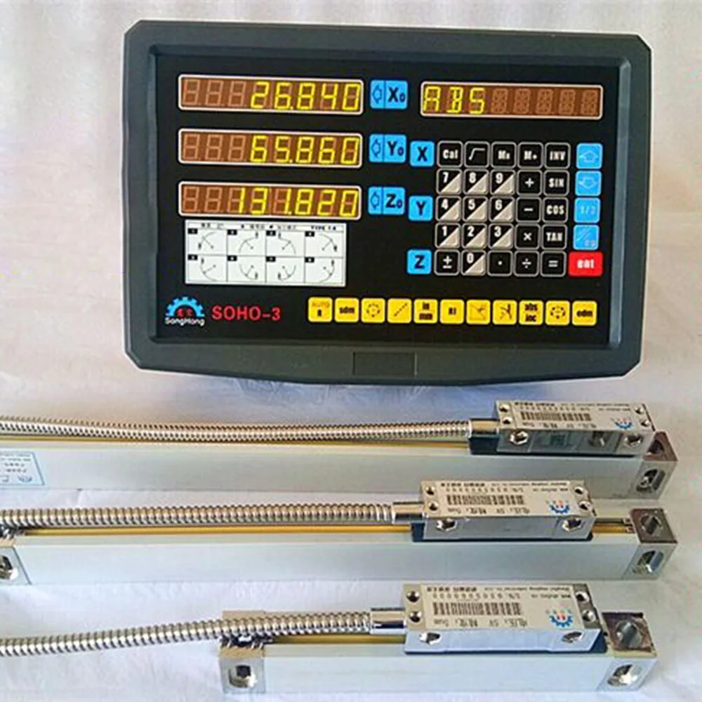 1 шт. gcs899-3d полный набор фрезерные/станок/сверлильный станок цифровое считывание