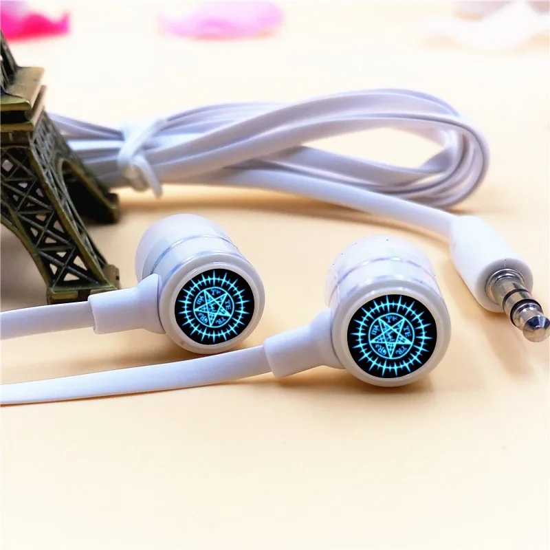 Аниме Черный Батлер контракт логотип наушники-вкладыши 3 5 мм стерео вкладыши