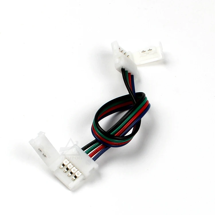 Free Shipping 5pcs/lot LED RGB 4 pin Connector Adapter For 5050 Strip 10mm Width 2 | Освещение