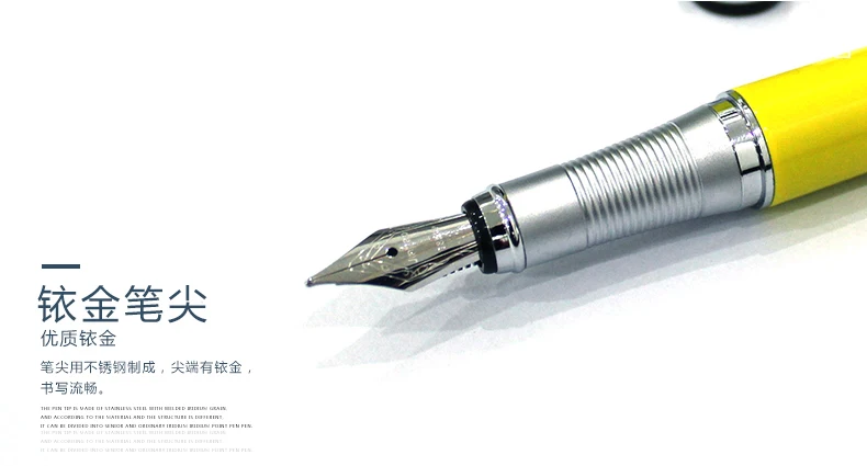 Jinhao 250 Бизнес 7 цветов на выбор Средний Перо иридиевая точечная полностью