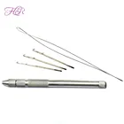 20 шт.лот, алюминиевые нитки, крюк, инструмент, игла, микро кольцо для наращивания волос, бусины