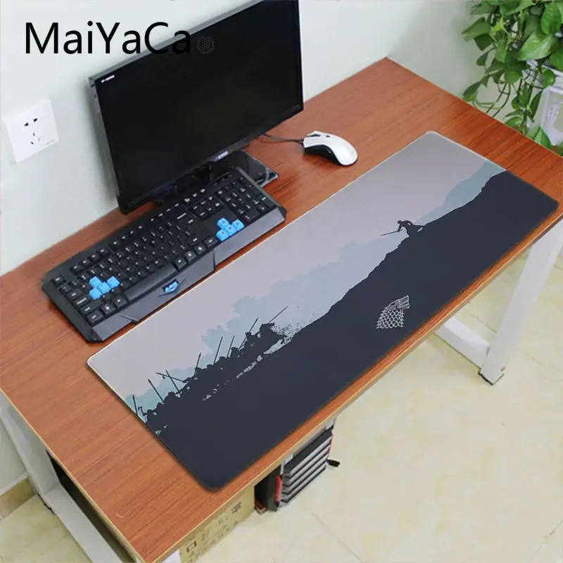 Lock Edge 30x60cm Maiyaca Игра престолов дракон Противоскользящий резиновый игровой коврик для мыши xxl скоростная клавиатура мышь mat30x70cm ноутбук ПК Настольный коврик - Цвет: Lock Edge 30x60cm