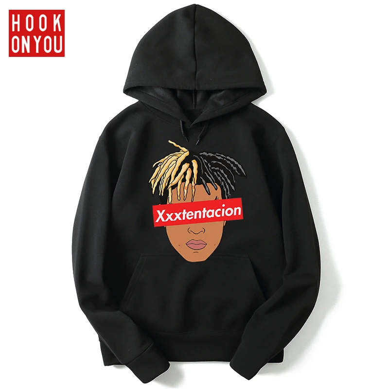 Осенние новые толстовки с капюшоном Rapper XXX Tentacion, толстовки с капюшоном из чистого хлопка, уличная одежда, толстовки в стиле хип-хоп для мужчин/wo мужчин с капюшоном