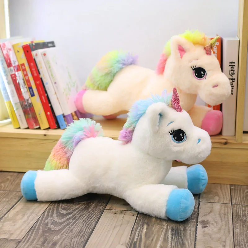 Мягкие животные Детские Куклы Kawaii мультяшный Радужный Единорог детские плюшевые