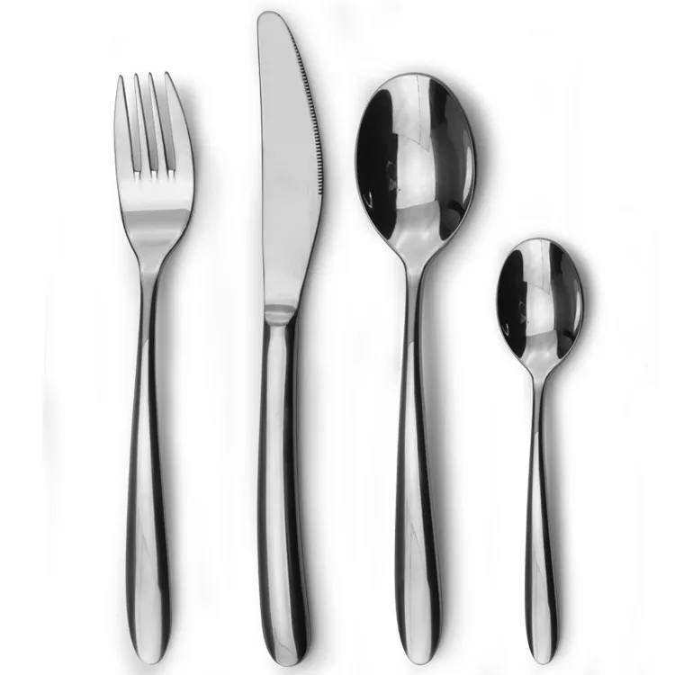 Бесплатная доставка 12 компл./лот 4 шт./компл. Позолоченные столовые приборы из