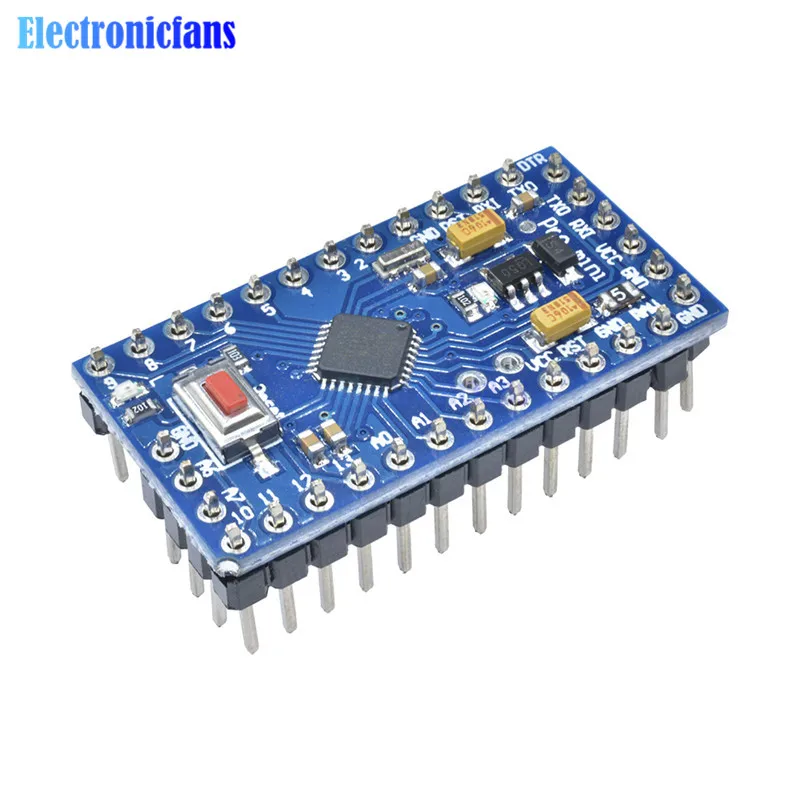 5 шт./лот Atmega328P Pro Mini 328 Mini Atmega328 5 в 16 МГц 5 в 16 м Модуль платы для Arduino совместим с нано микро контроллером