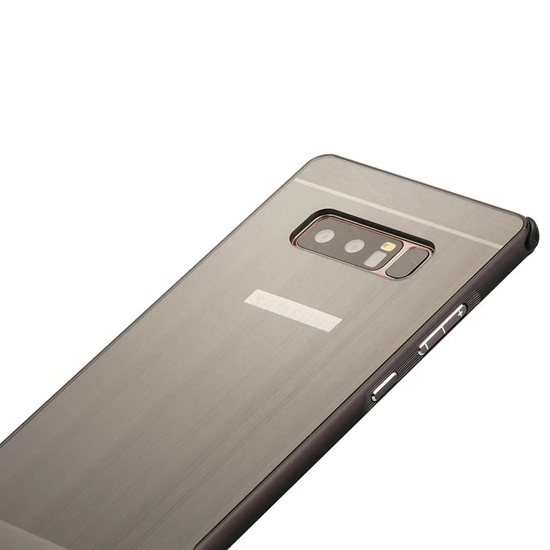 Чехол для samsung Galaxy Note 8 чехол Роскошный металлический алюминиевый каркас пластиковый чехол для samsung Galaxy NOTE 8 Note8 чехол