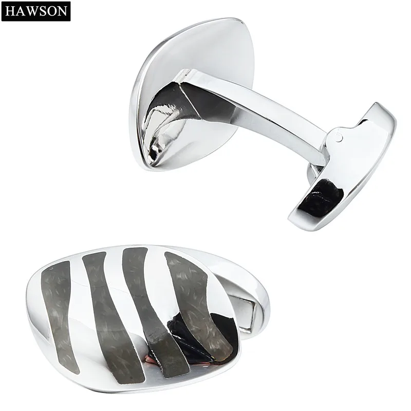 Новое поступление 2017 Синие запонки для мужчин ювелирные изделия с эмалью мужские