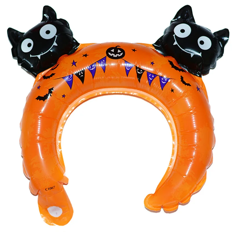 Новинка 12 шт. ужасная повязка Хэллоуин ободок воздушные шары Тыква строительные