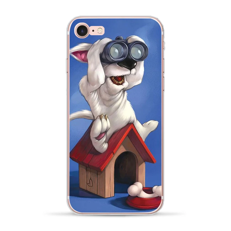 Милый чехол с животными для Apple iPhone XR 5 5S SE 6 6S 7 8 Plus X XS MAX Parrot Dog мягкий силиконовый из