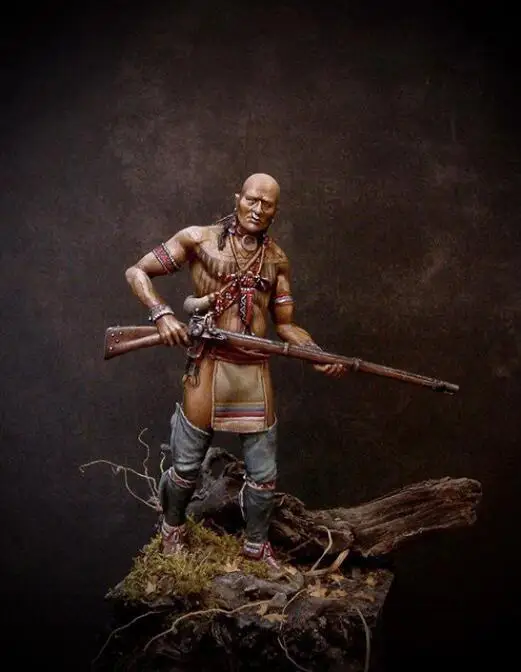1/24 сборный Набор фигурок из смолы Warrior Leader 75 мм|Наборы для сборки моделей| |
