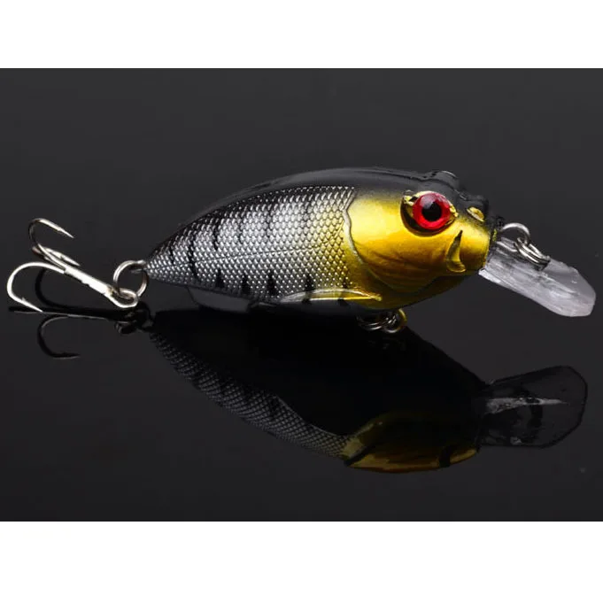 Lot /9pcs Plastic Fishing Lures Bass CrankBait Crank Bait Tackle 4.5cm/4g B1549 AMY | Спорт и развлечения