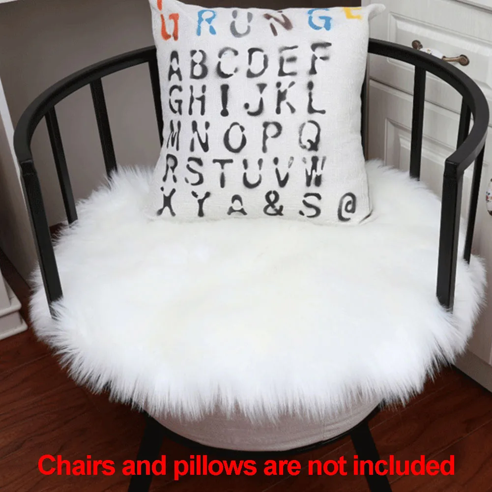 Домашний декор ковры из овчины искусственного меха подушки сиденья пол стул