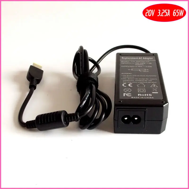 Зарядное устройство для ноутбука Lenovo / Thinkpad IdeaPad U330p U330T U430P S310 S210 20 в 3 25 А 65 Вт|charger