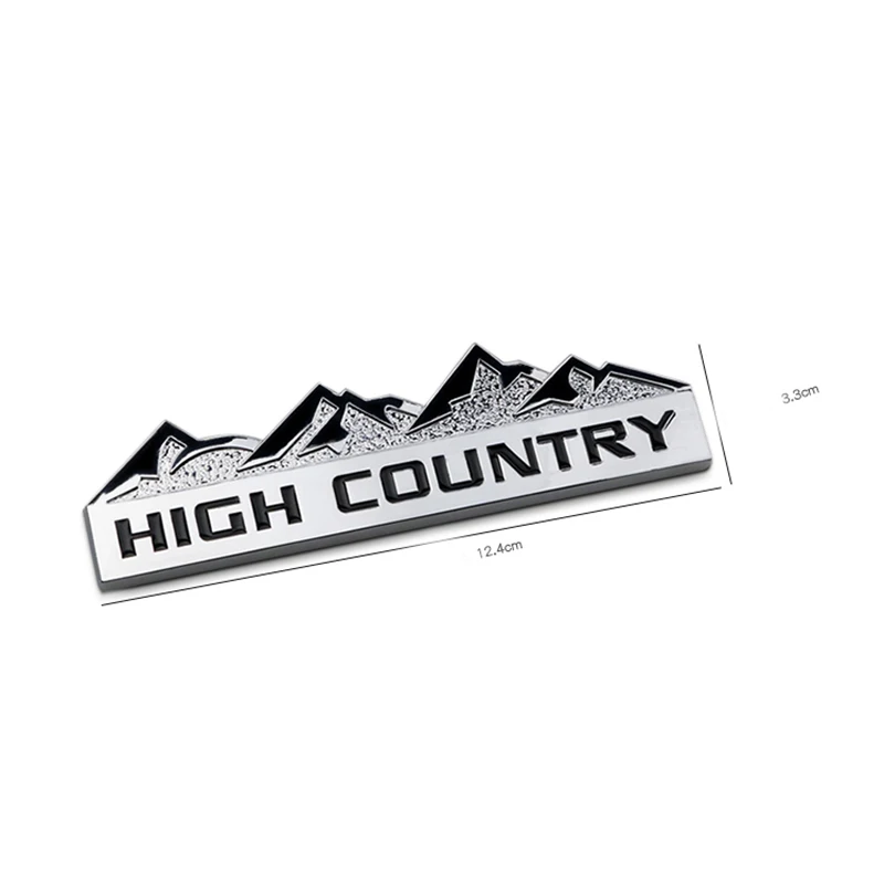 12 4 см страна с изображением заснеженной горы Trail НОМИНАЛЬНАЯ бар хром значок из