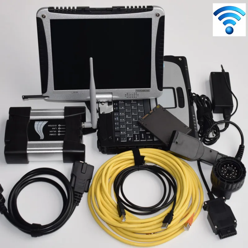 2021 WI FI следующий Icom A + B C диагностический сканер для BMW icom Next с программным