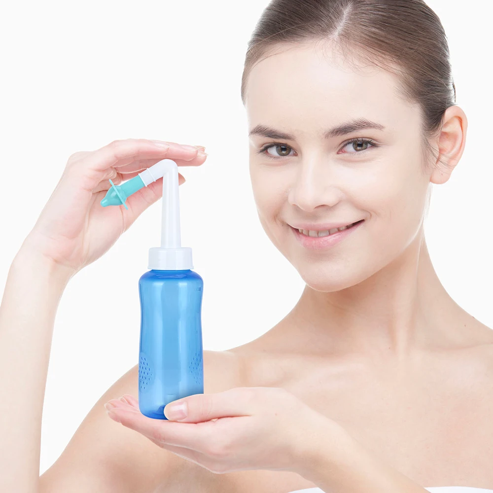 

300ML Nasal Irrigator Wash Cleaner Adults Children Nose Protector Cleans Moistens Avoid Allergic Rhinitis Neti Pot