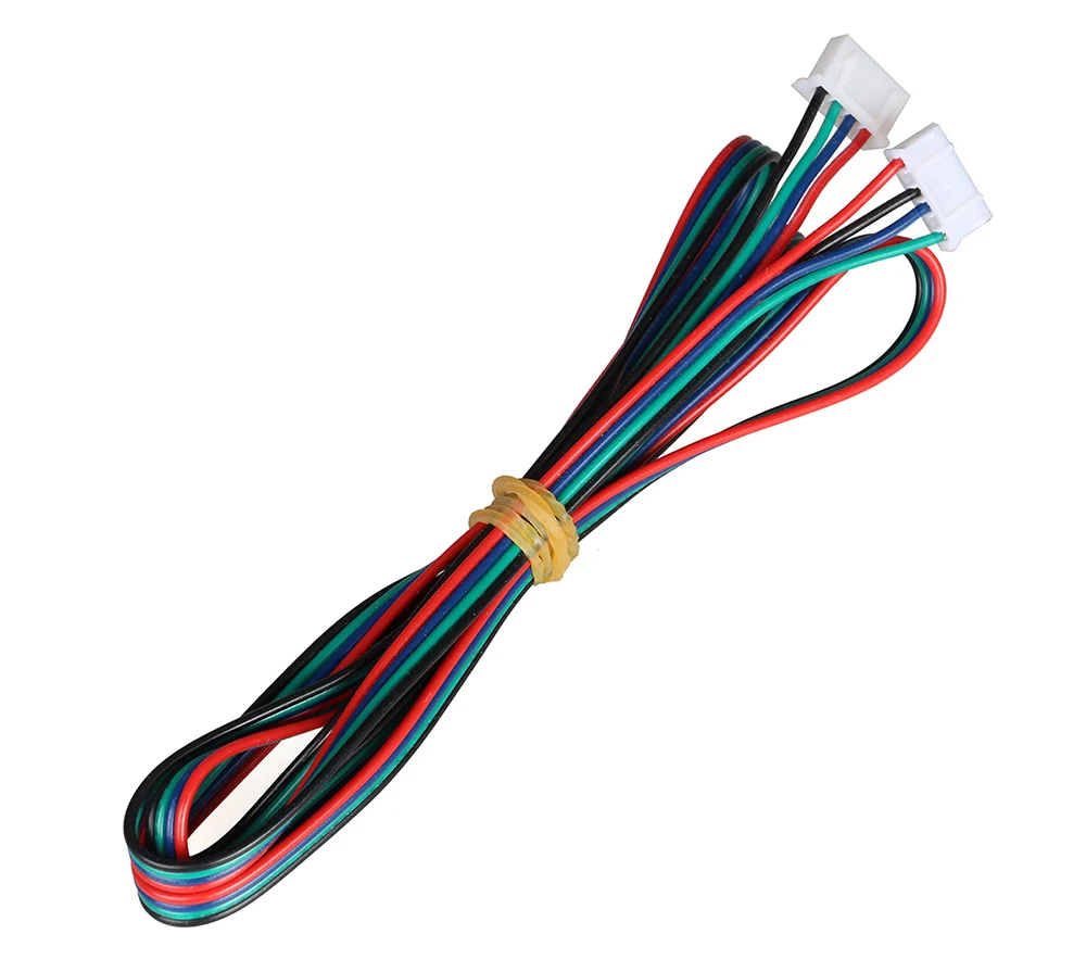 Lerdge 3d принтер двигатель Кабельный разъем 4 шт./лот DuPont линия XH2.54 4pin к XH2.0 6pin белый терминал 4pin шаговый двигатель кабели