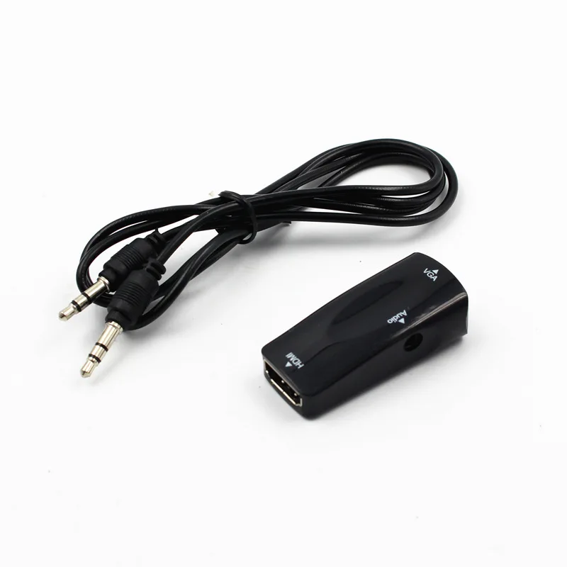 Переходник HDMI-VGA с аудиоразъемом 3 5 мм штекер-гнездо видео 1080P для ПК HDTV |