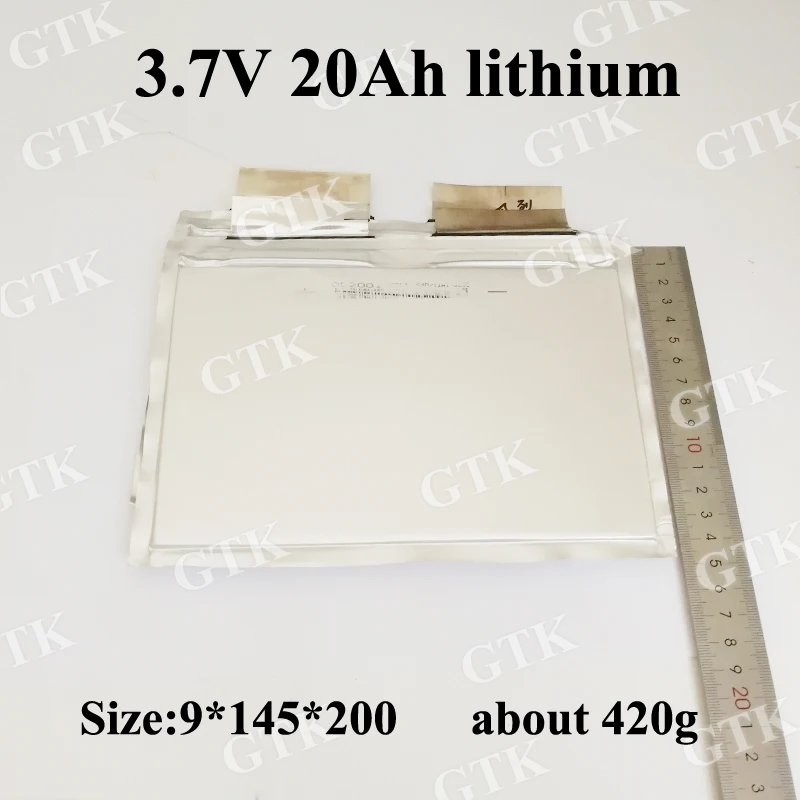 4 шт. литиевая 3 7 В 20Ah lipo ячейка с высоким током 100A батарея 22ah для diy солнечной