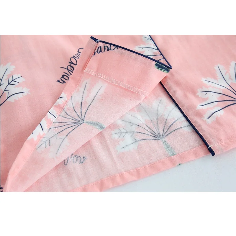 Японская Милая Пижама Женская Хлопковая пижама с коротким рукавом летние шорты