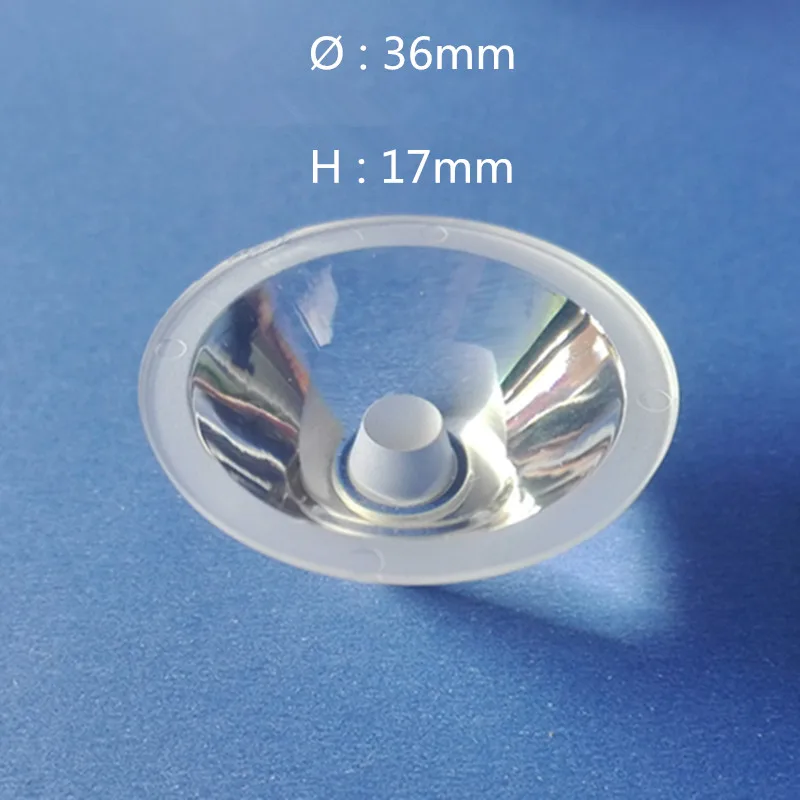 Only lens 10 шт. большой мощности инфракрасный объектив Светодиодный точечный светильник туннельный светильник объектив 36 мм диаметр и 38 мм держатель - Цвет: Only lens