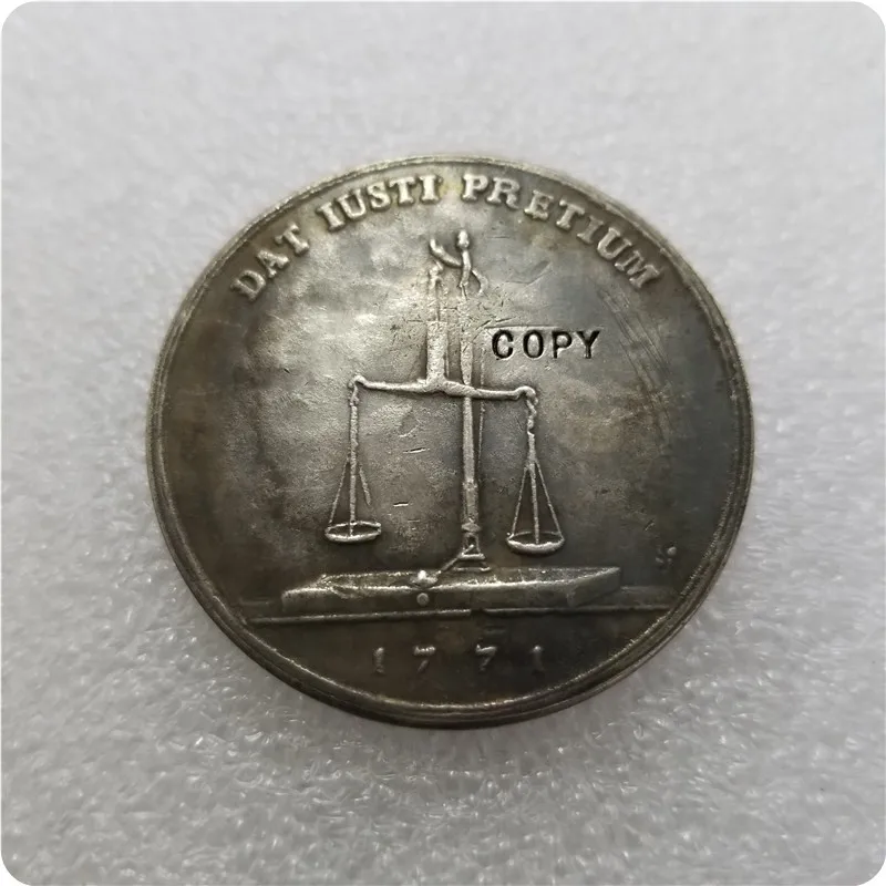 1771 Poland THALER S.A.P. Станислаус Август Рекс пол копия монеты памятные Реплика монет