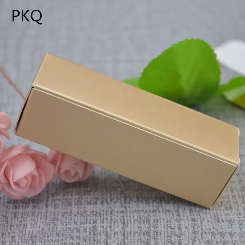 100 шт новая золотая крафт-бумажная коробка 350gsm картонная коробка для губной помады маленькая подарочная упаковочная коробка бутылка для эфирного масла/трубка коробка для хранения
