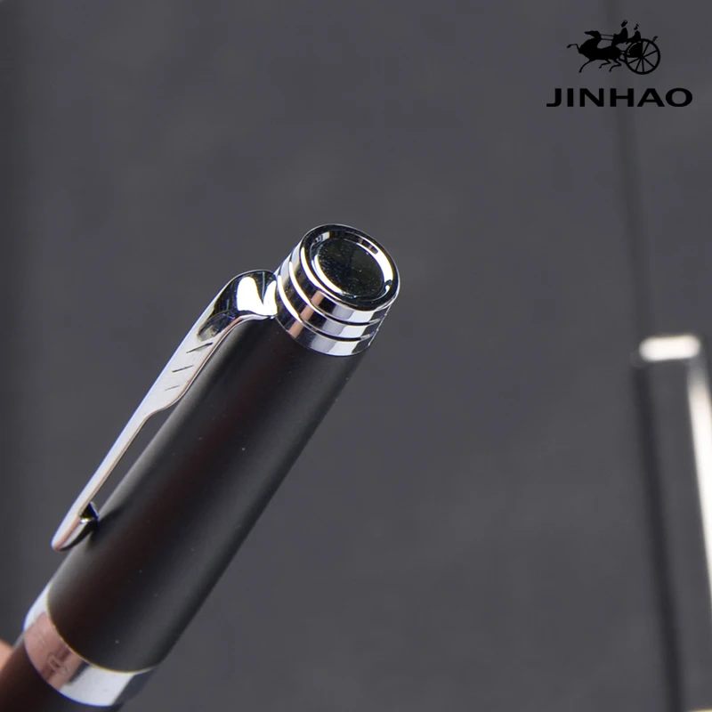 Роскошная перьевая ручка Jinhao, матовая, средняя, чернильная ручка, авторучка, высокое качество, Dolma Kalem, школьные, офисные, Подарочные канцелярские принадлежности