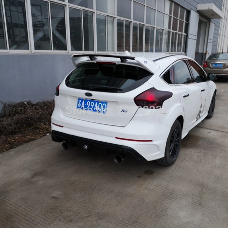 Спойлер для Ford Focus 2012 2015 Неокрашенный задний спойлер из АБС пластика грунтовки