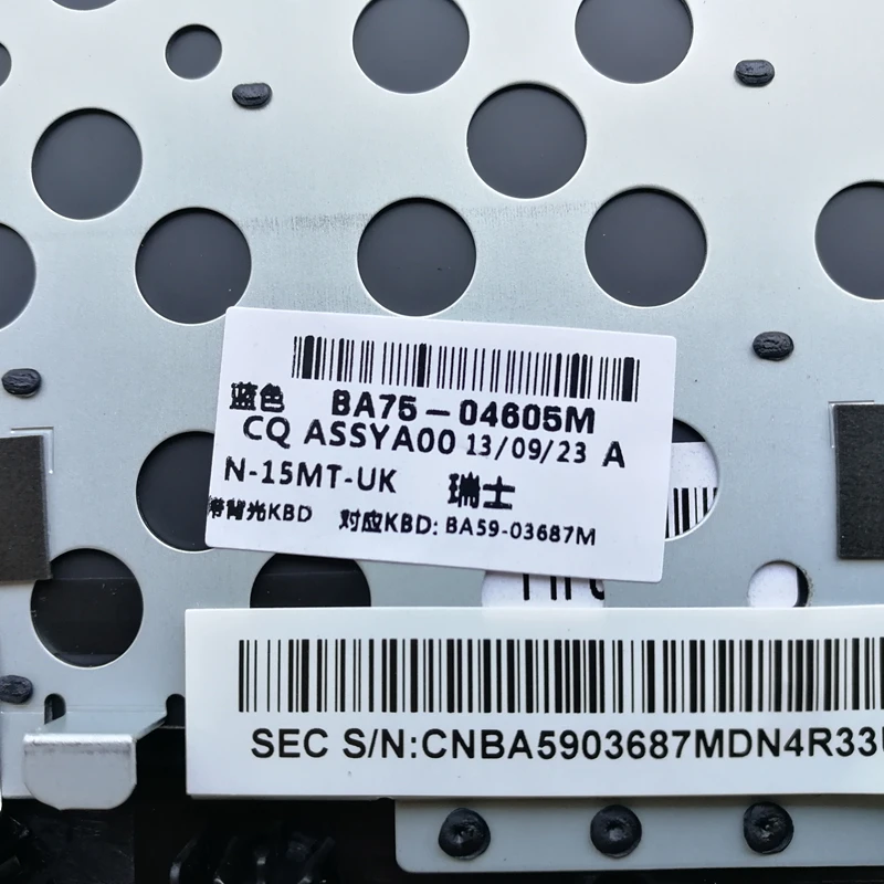 Новая клавиатура для ноутбука с сенсорной панелью Samsung NP670Z5 NP670Z5E NP680Z5E 680Z5E SW BA75-04605M