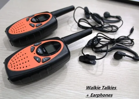 C OT628PMR2E 2 шт. TS628 1 Вт большой диапазон портативный PMR446 переносные рации 2 способ мобильных радиоприемников трансивер оранжевый w/зарядное устройство наушники - Цвет: C OT628PMR2E