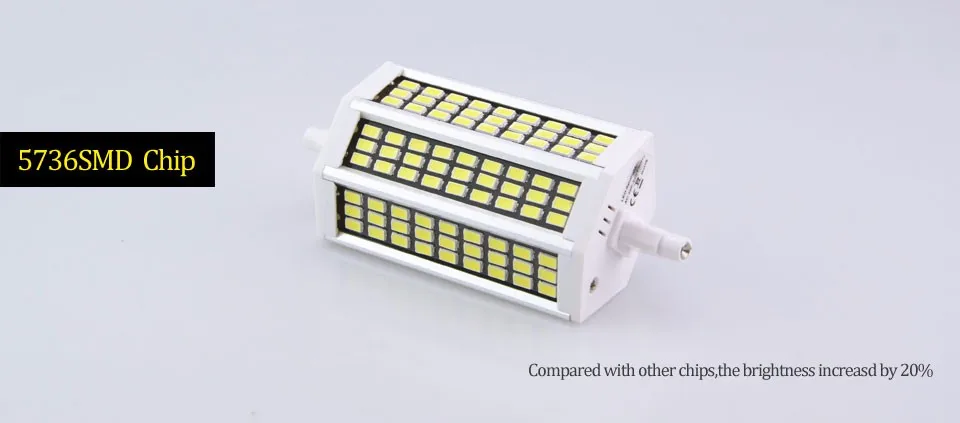 J78 J118 J135 J189 SMD5730 220V R7S Светодиодный лампа 78 мм до 189 мм мощностью 10 Вт, 20 Вт, 25 Вт 30 Вт Заменить галогенная лампа-прожектор для домашнего освещения