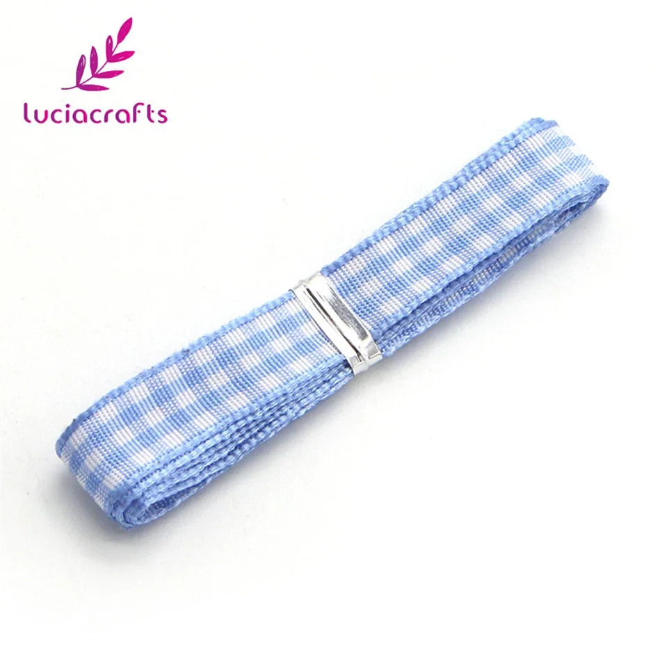 Lucia crafts 5y/18y 9,5-10 мм разные цвета на выбор принт сетки корсажная лента Подарочная посылка DIY аксессуары для волос T0102