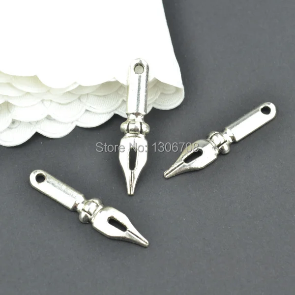 100 шт./лот античный металлический браслет из тибетского серебра Подвески фонтан