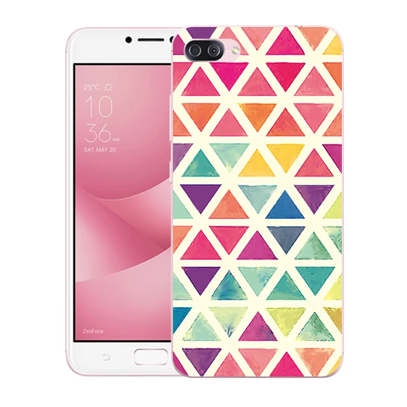 Fundas для ASUS Zenfone 4 MAX ZC520KL силиконовый чехол с квадратным принтом 5 2 ''мягкий на