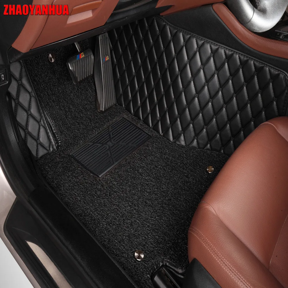 

ZHAOYANHUA car floor mats for Kia Sportage Cerato Forte K3 Rio K2 full cover good case all weather car-styling carpet liners (20