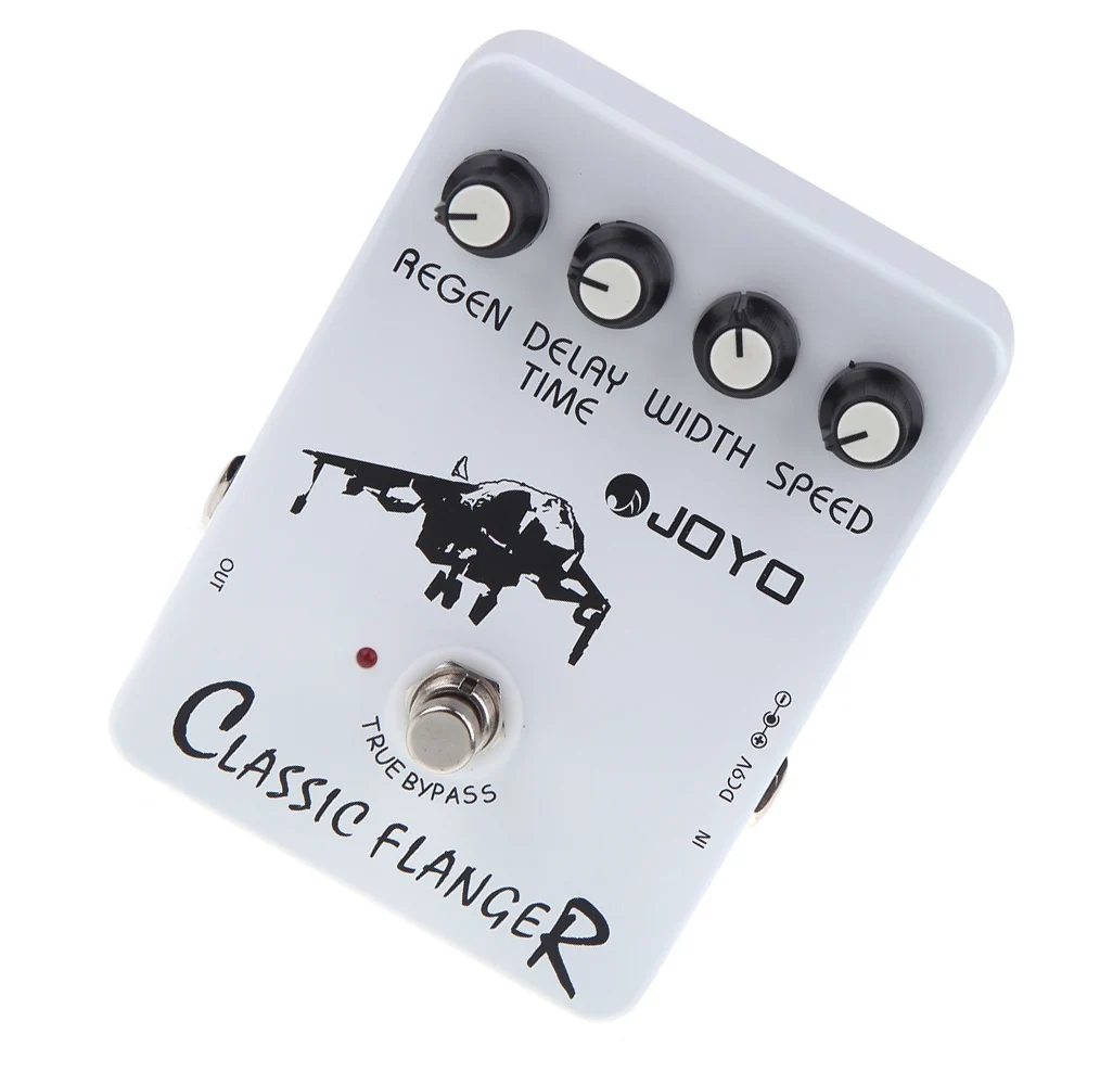 Joyo JF-07 Классическая педаль для гитары Flanger с истинным дизайном байпаса, гитарные аксессуары, гитарные детали