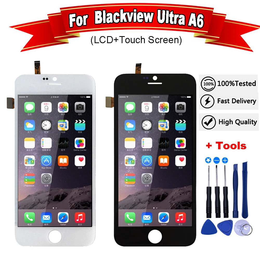 ЖК дисплей 4 7 дюйма для Blackview Ultra A6 + сенсорный экран новый протестированный