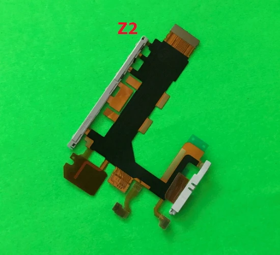 10 шт. D6543 Мощность гибкий кабель для Sony Z2 D6502 D6503 Кнопки громкости и микрофон с