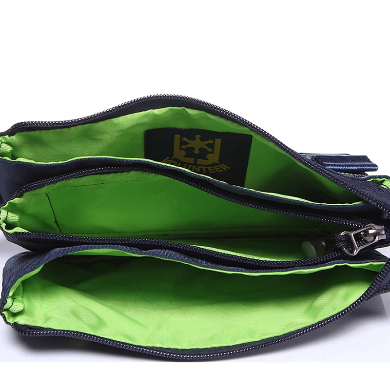 Мужская нагрудная сумка из ткани Оксфорд Модный водонепроницаемый кошелек на