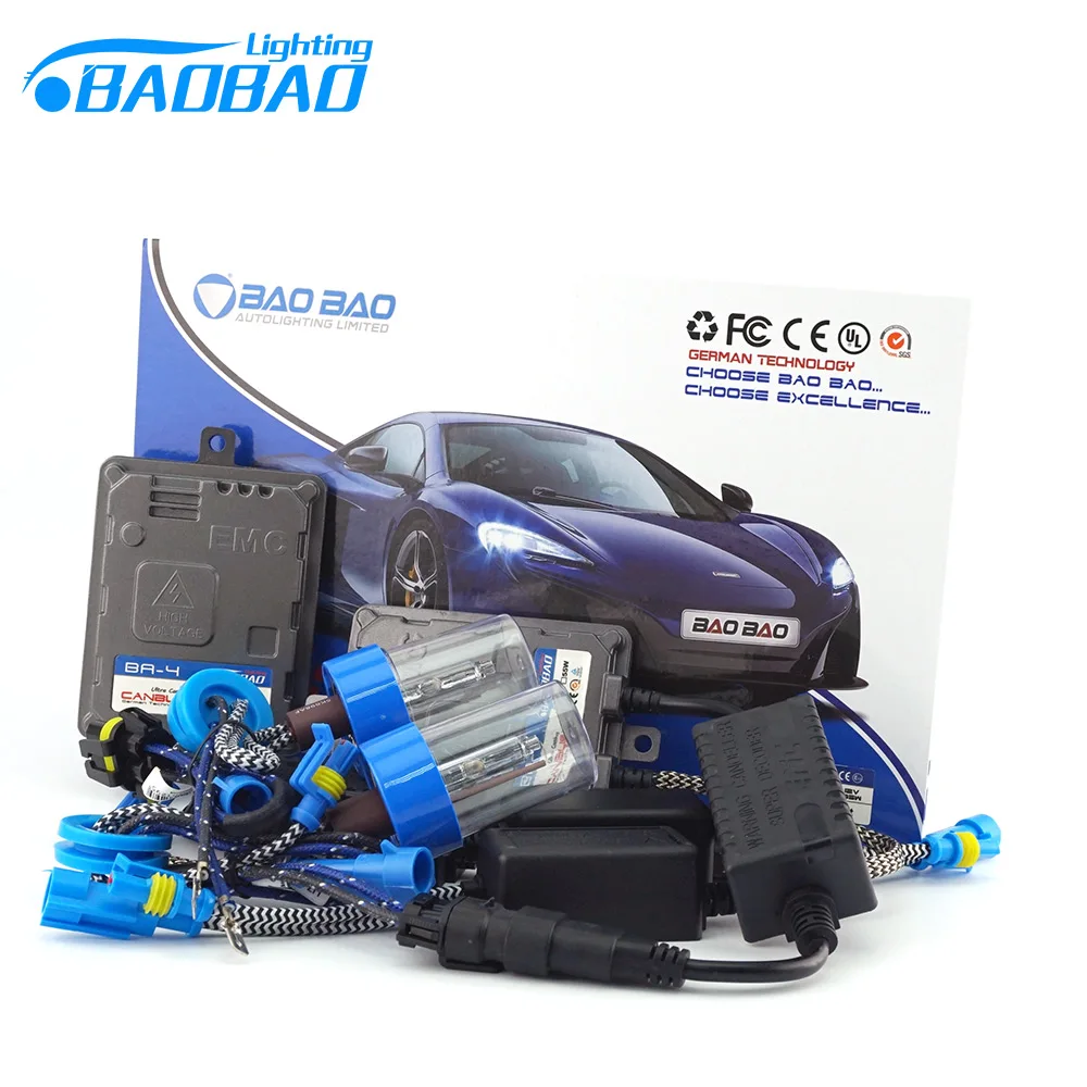 BAOBAO высокое качество 35 Вт/55 Вт Ультра CANBUS/Быстрый Яркий автомобильный комплект HID