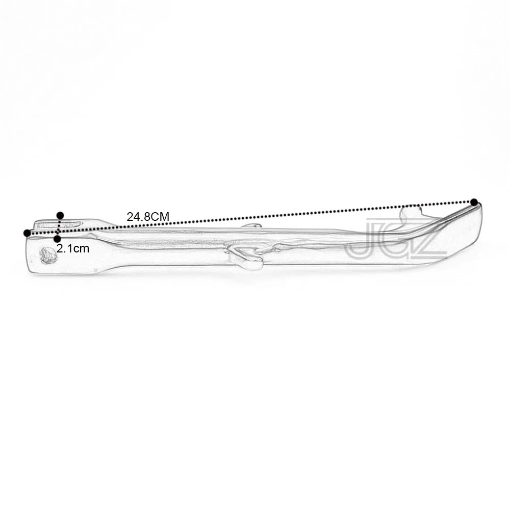 Мотоциклетная универсальная алюминиевая боковая подставка с ЧПУ для Honda Kawasaki Yamaha