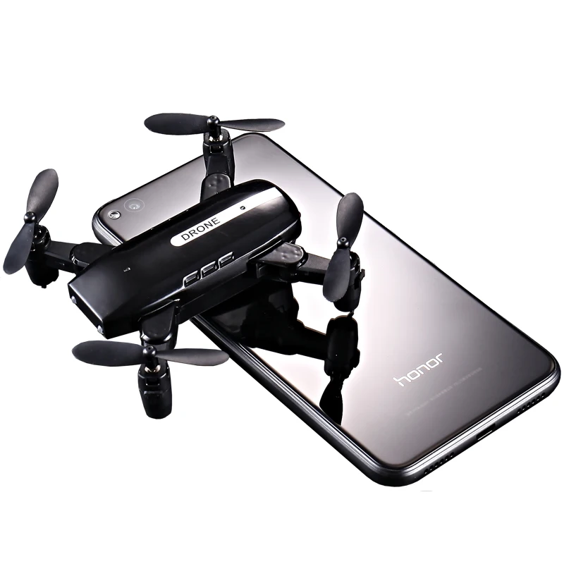 Мини Дроны с камерой HD складной WiFi FPV Карманный селфи Дрон Безголовый режим