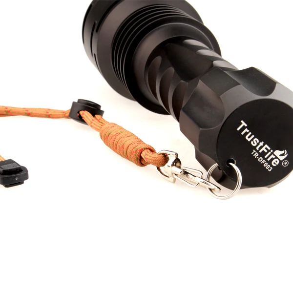 1 комплект TrustFire TR-DF003 1600lm 5-Mode Белый светильник для дайвинга вспышка светильник+ Cree XM-L T6+ водонепроницаемый аккумулятор 26650
