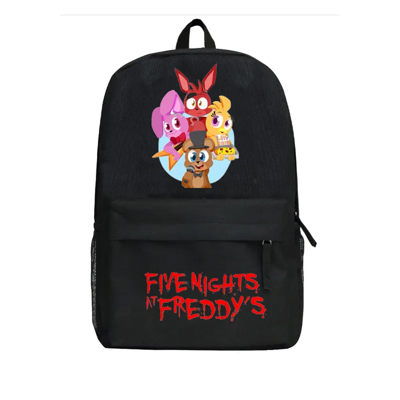 USTBP0152402 Лидер продаж года «Five Nights At Freddy's», «пять ночей рюкзаки для детей с принтом Фредди сумки Чика; Фокси с рисунком персонажей из игры «пять ночей в Фредди» футболка с изображением персонажей видеоигр школьные рюкзаки Дети Любимый сумки - Цвет: USTBP0152402