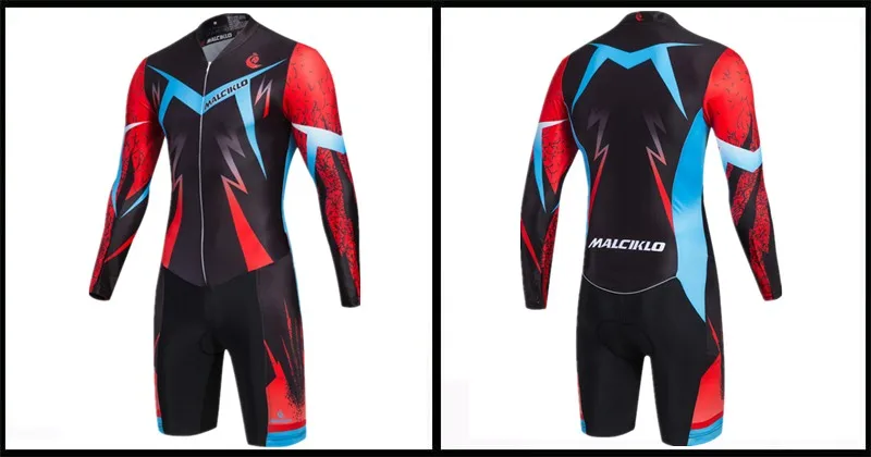 Malciklo Pro Team триатлон костюм женский с длинным рукавом Велоспорт одежда Skinsuit Майо Велоспорт Джерси Ropa ciclismo гелевая подкладка